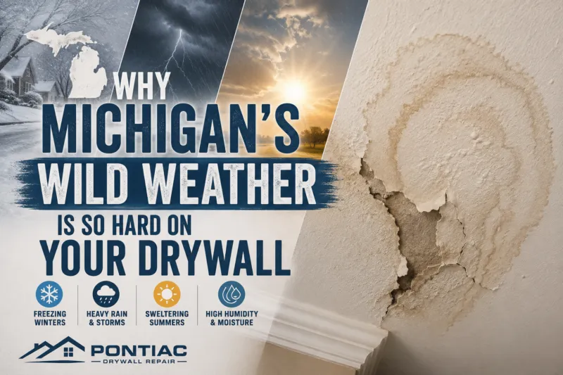 Why Michigan’s Wild Weather is So Hard on Your Drywall